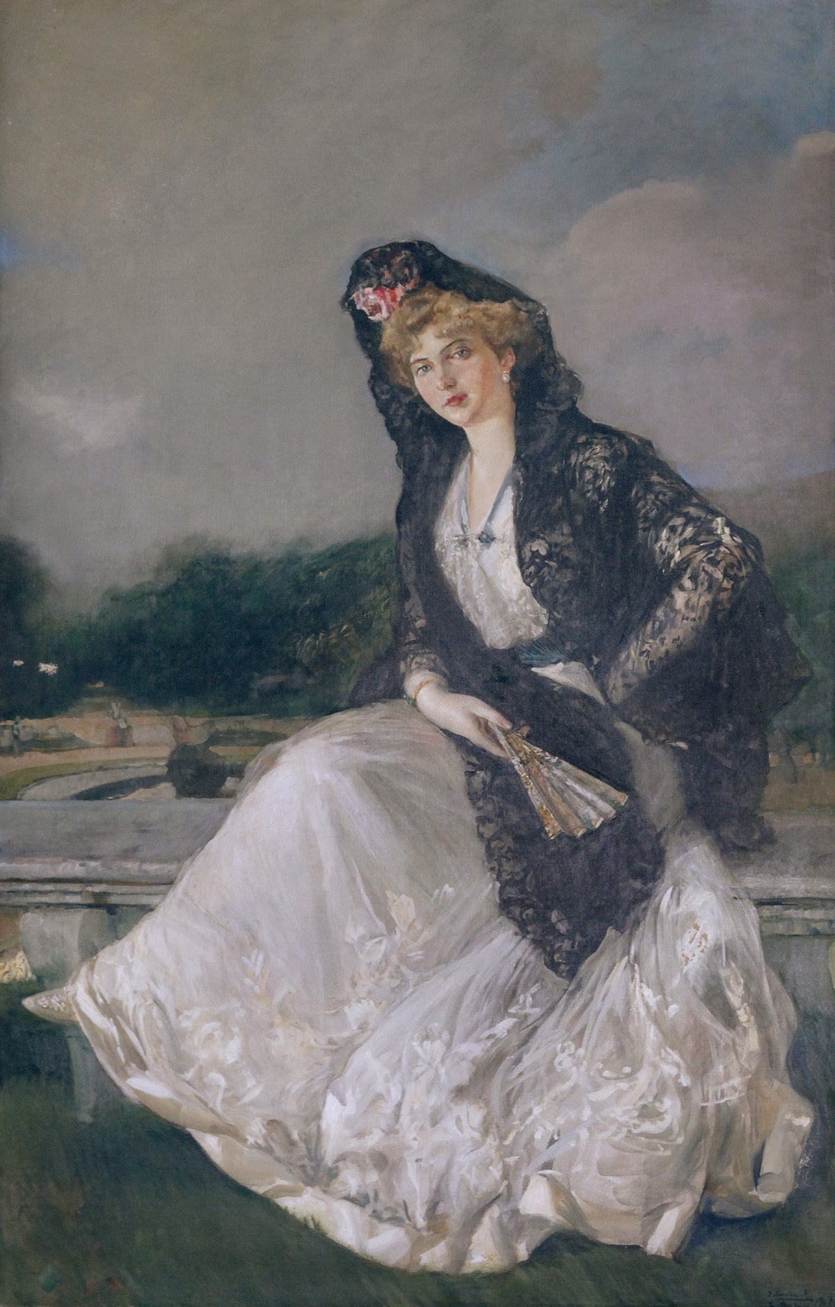 Joaquín Sorolla — Portrait of Queen Victoria Eugenie | Fine Art Print