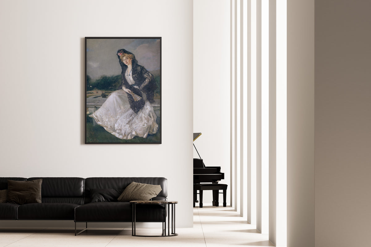 Joaquín Sorolla — Portrait of Queen Victoria Eugenie | Fine Art Print