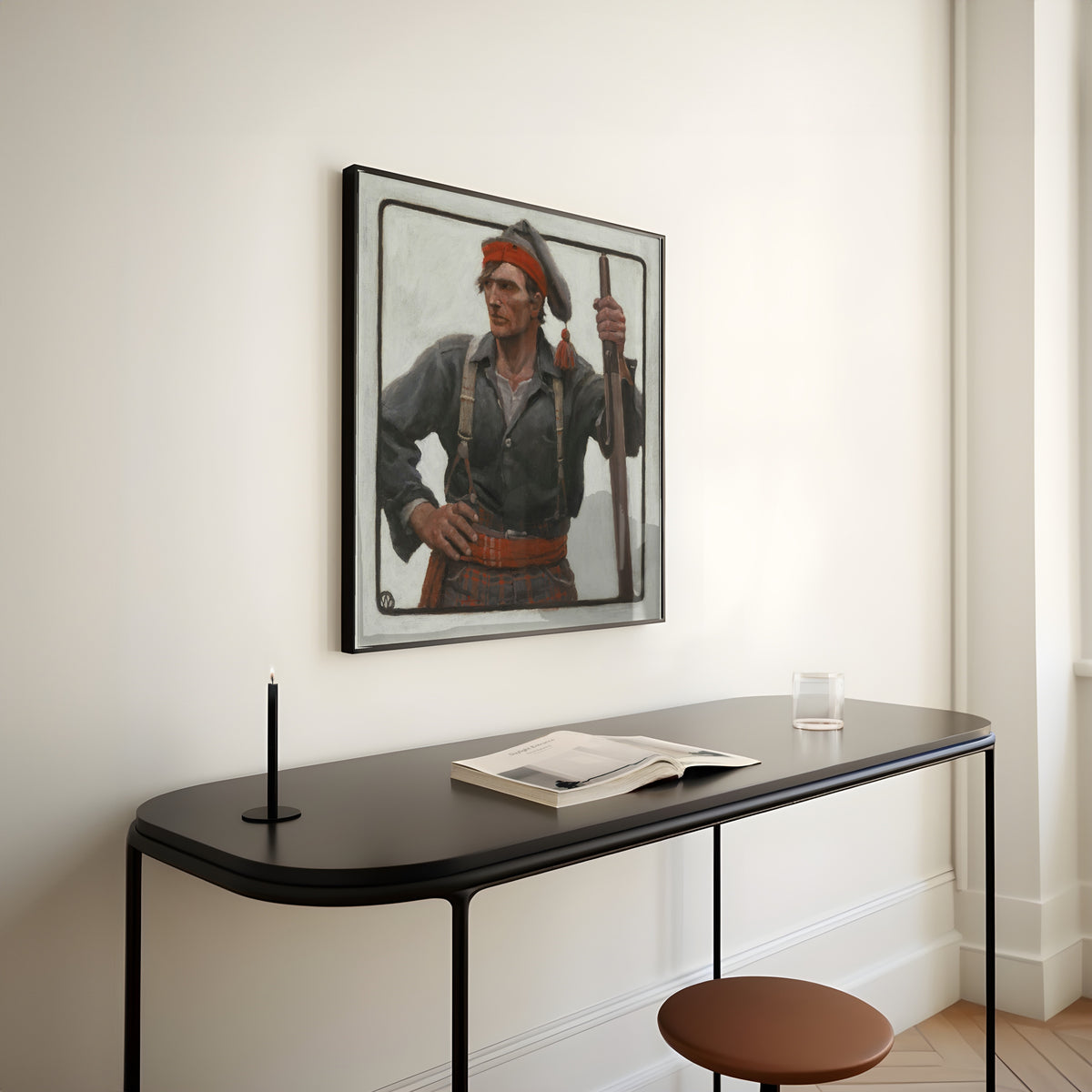 N. C. Wyeth — Portrait of a Lumberjack | Illustration Art Print