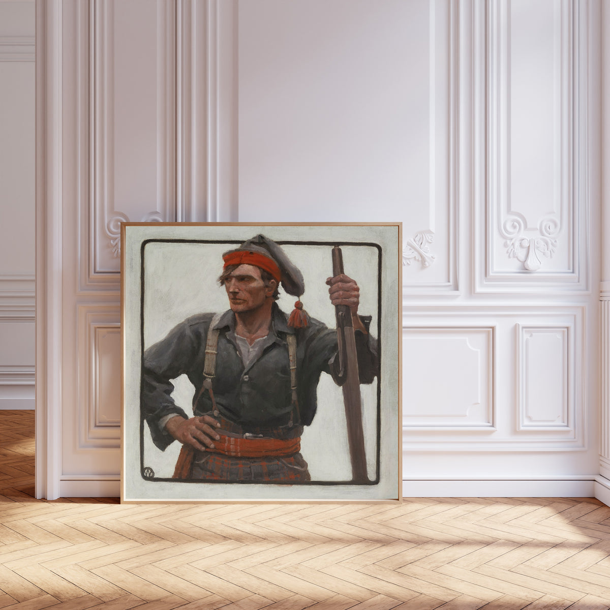 N. C. Wyeth — Portrait of a Lumberjack | Illustration Art Print