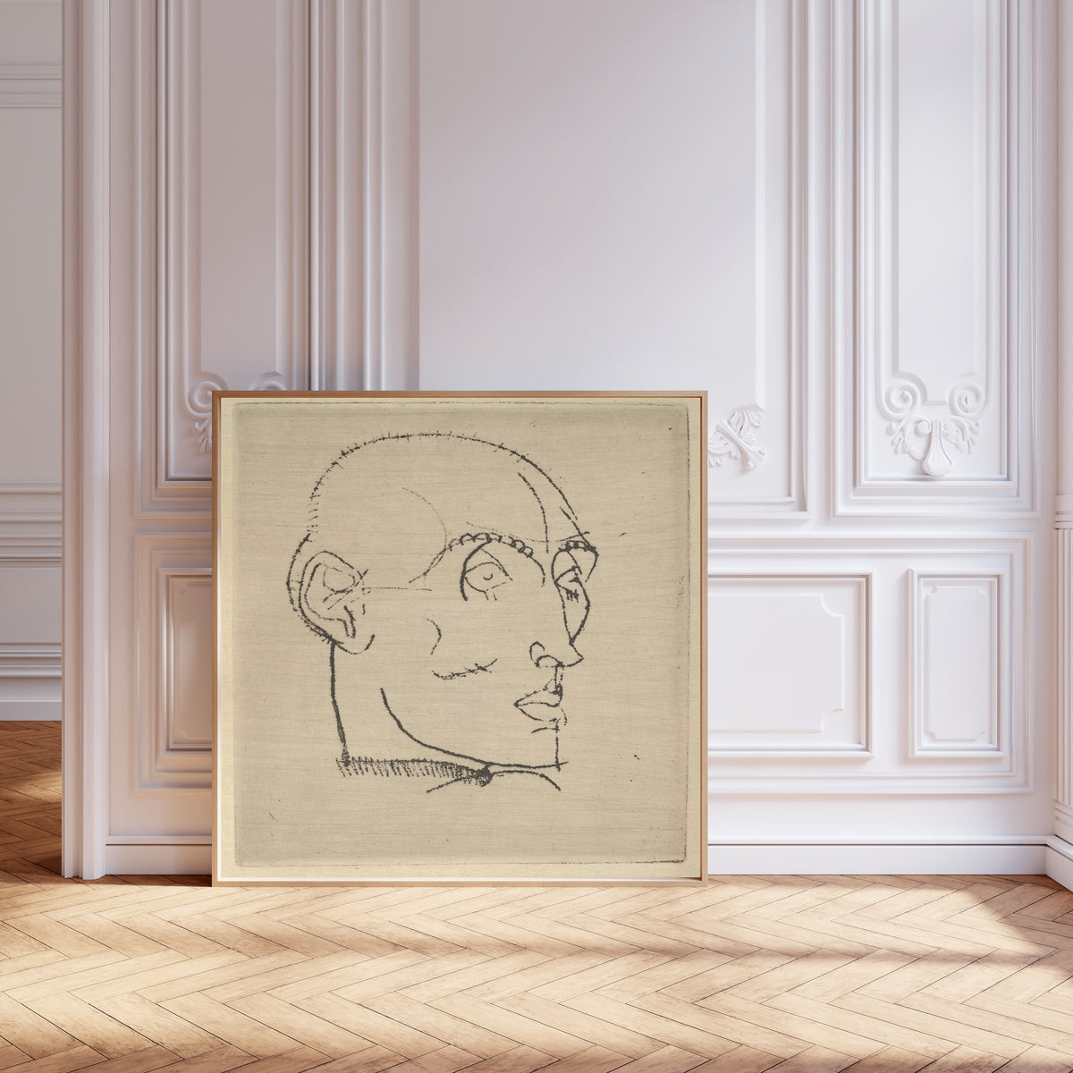 Egon Schiele — Portrait of a Man | Drypoint Print
