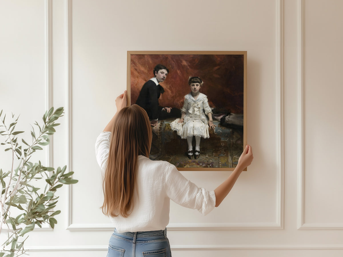 John Singer Sargent — Portrait of Édouard and Marie-Louise Pailleron | Fine Art Print