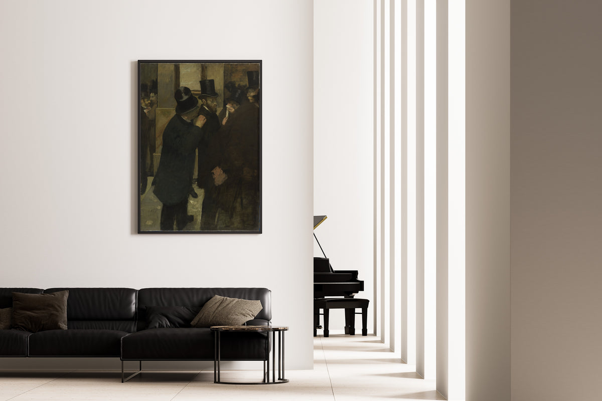 Edgar Degas — Portraits at the Stock Exchange | Fine Art Print