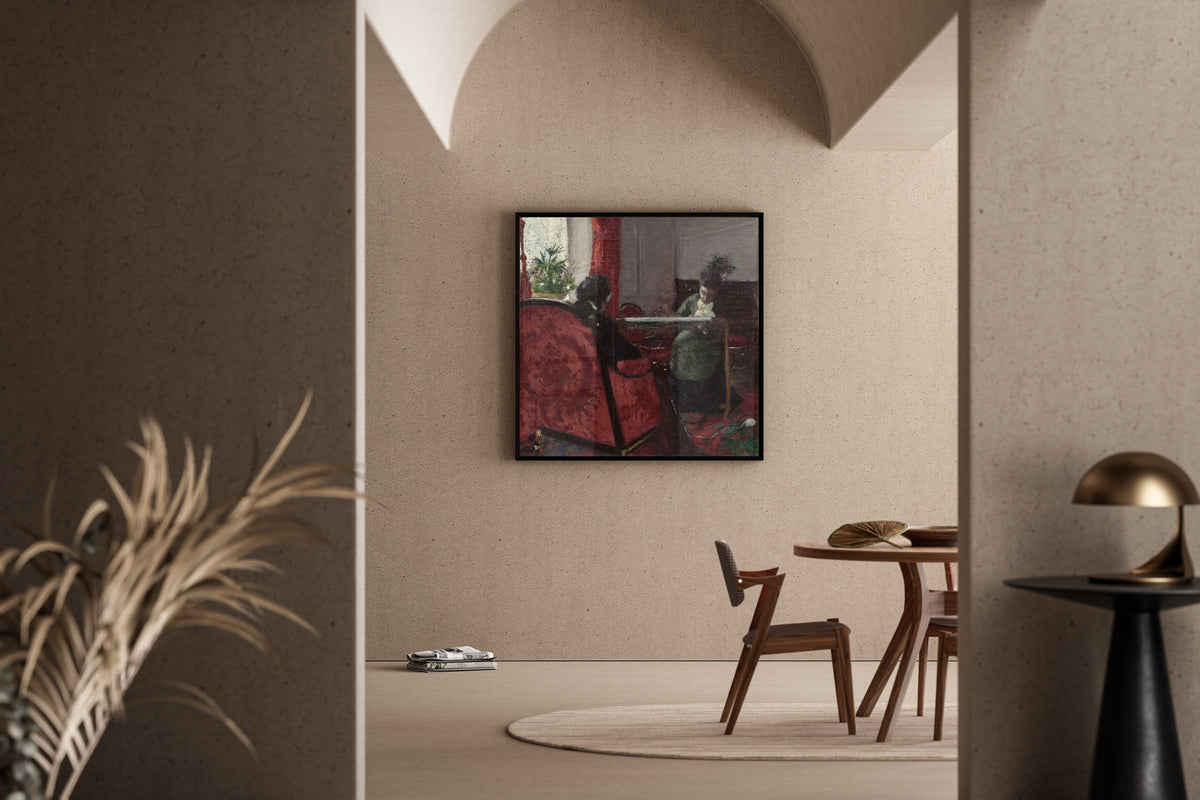 Gustave Caillebotte — Portraits dans un intérieur (Portraits in an Interior) | Fine Art Print
