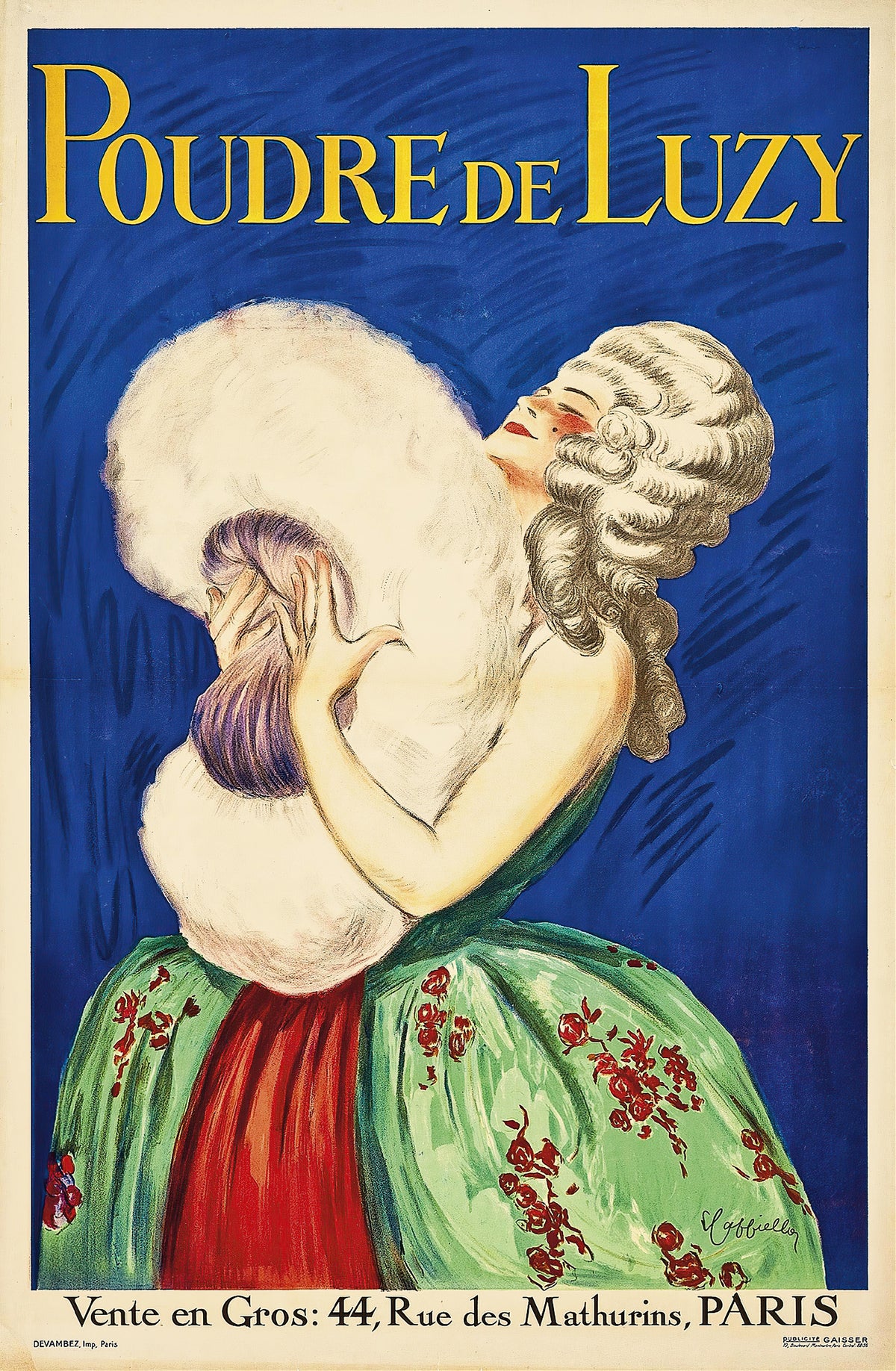 Leonetto Cappiello — Poudre de Luzy | Vintage Poster Print
