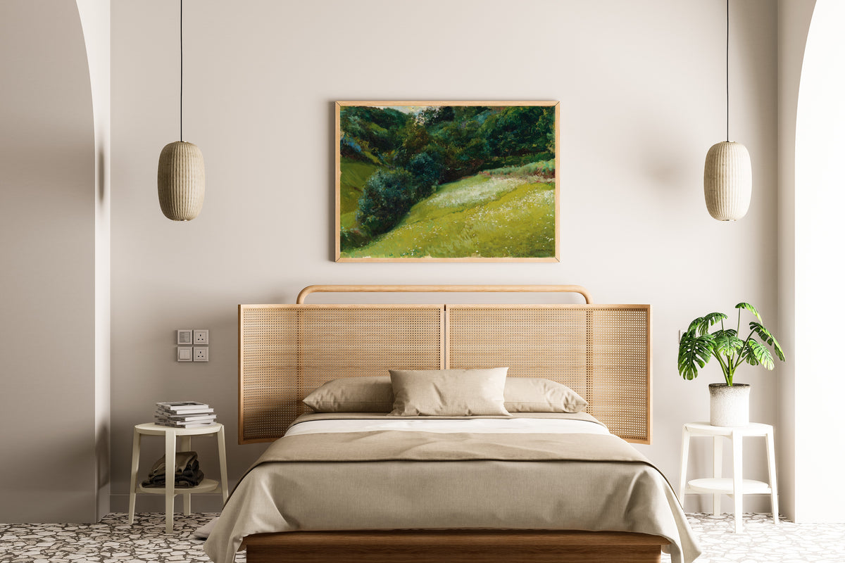 Joaquín Sorolla — Field in Asturias, San Esteban de Pravia | Fine Art Print