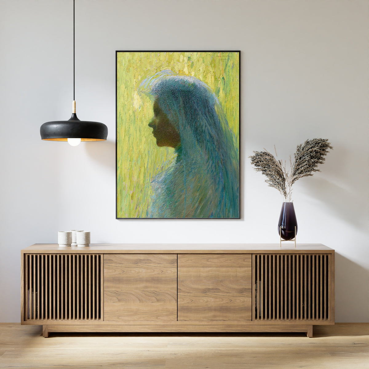 Henri Martin — Profil au voile | Fine Art Print