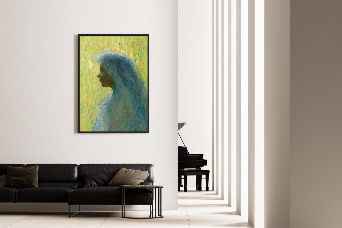 Henri Martin — Profil au voile | Fine Art Print