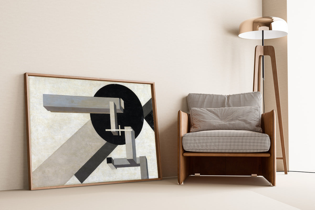 El Lissitzky — Proun 1D | Constructivist Art Print