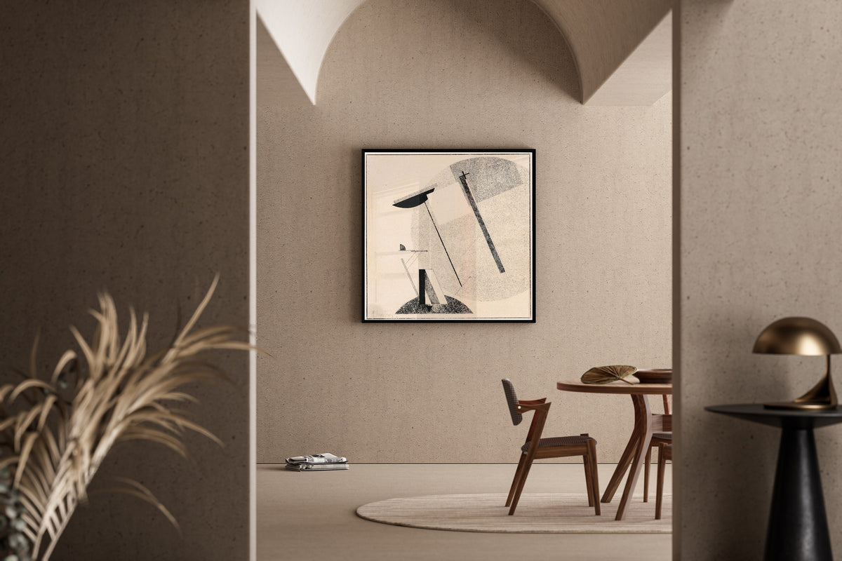 El Lissitzky — Proun 3A | Constructivist Art Print