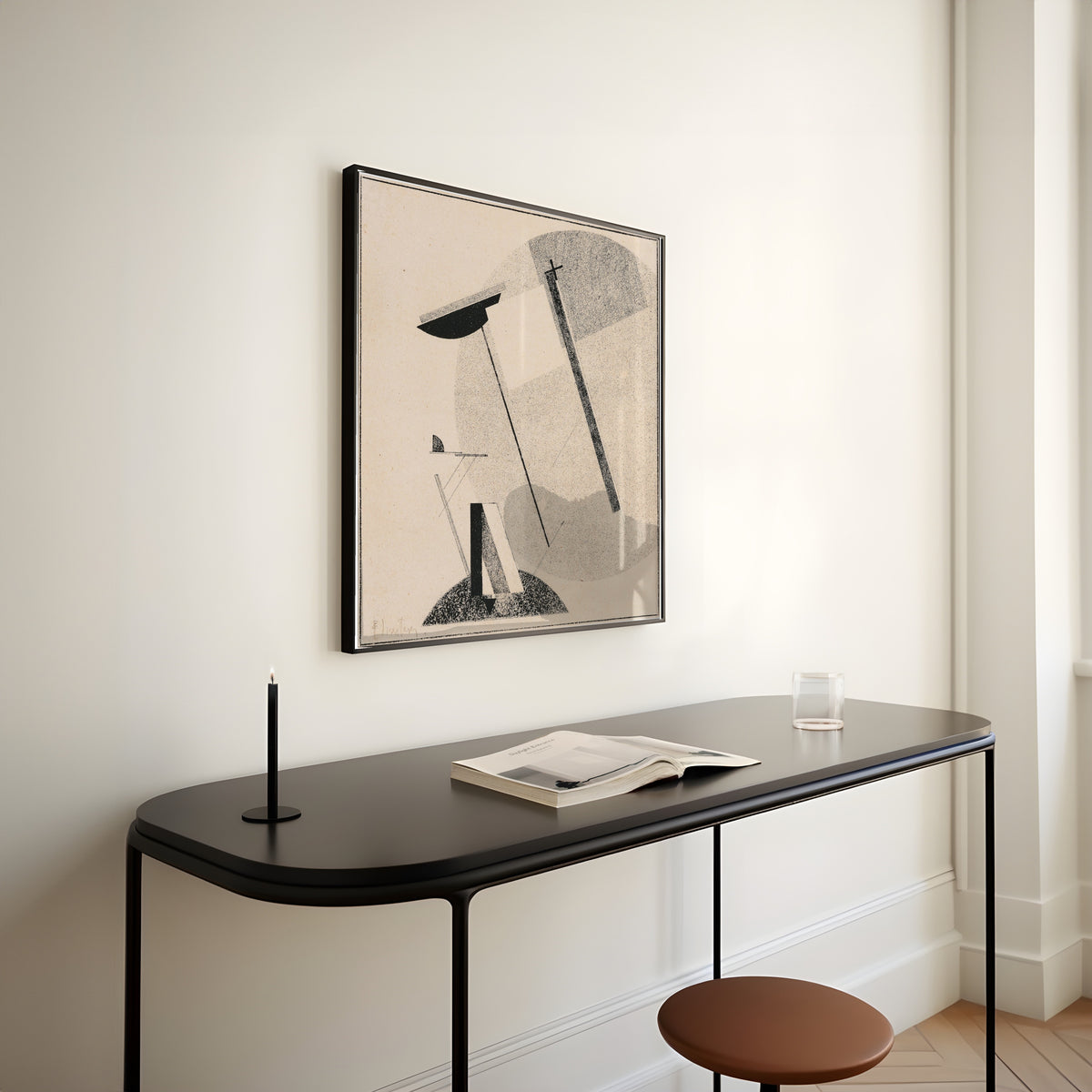 El Lissitzky — Proun 3A | Constructivist Art Print