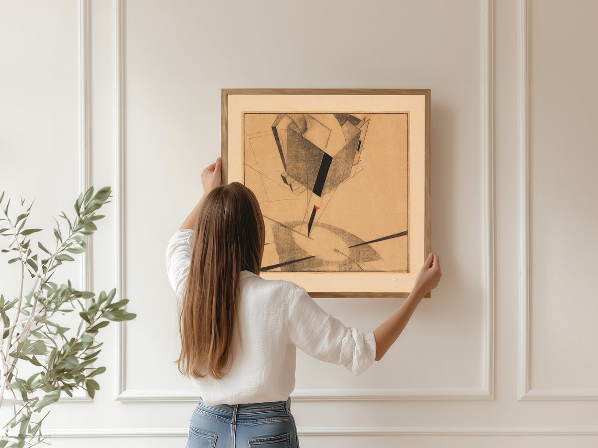 El Lissitzky — Proun 5A | Constructivist Lithograph Print