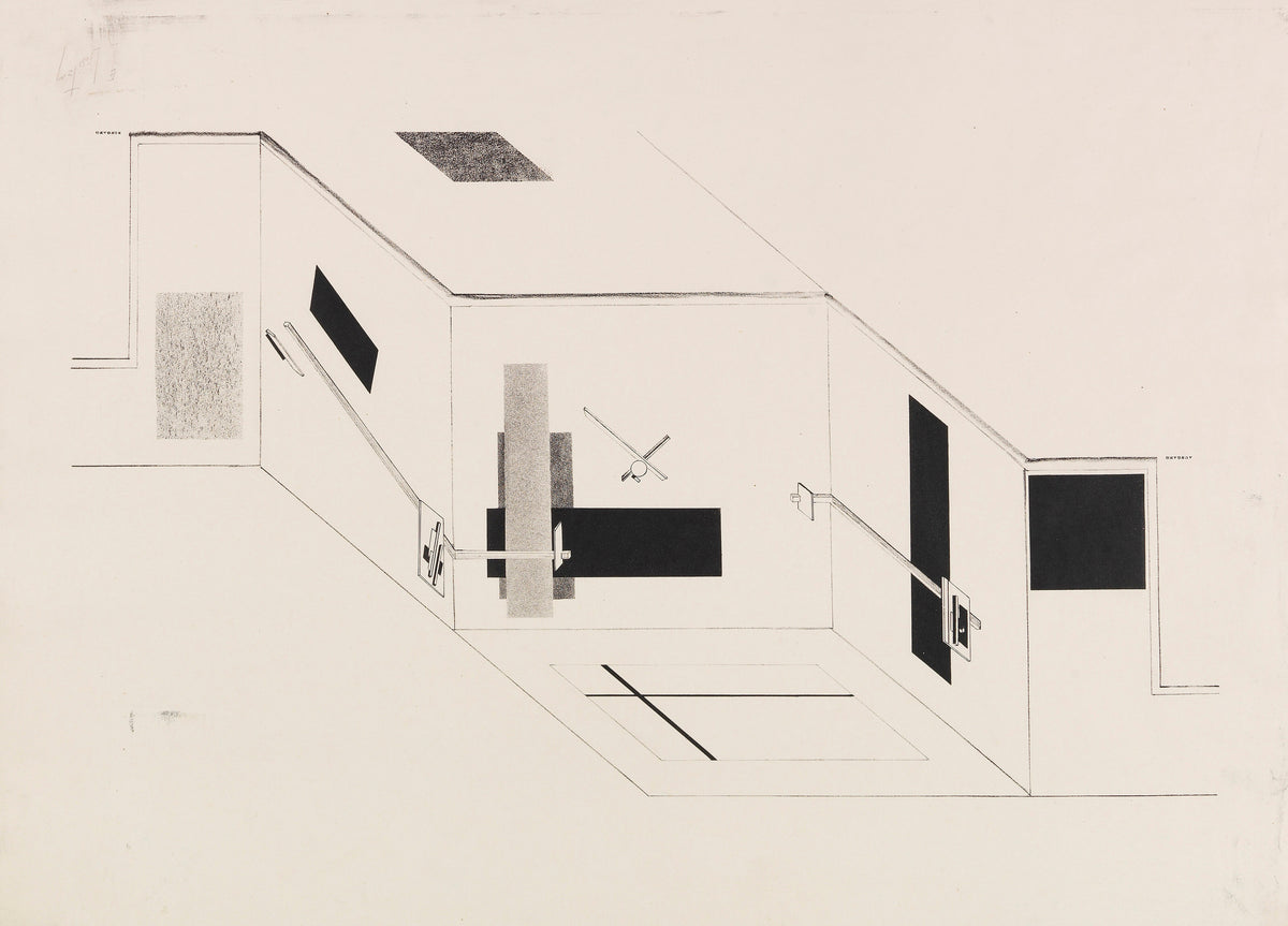 El Lissitzky — Proun Portfolio: The Proun Room | Constructivist Lithograph Print