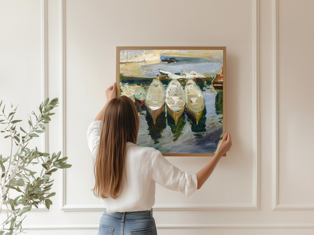 Joaquín Sorolla — The Basque Port of Guetaria | Fine Art Print