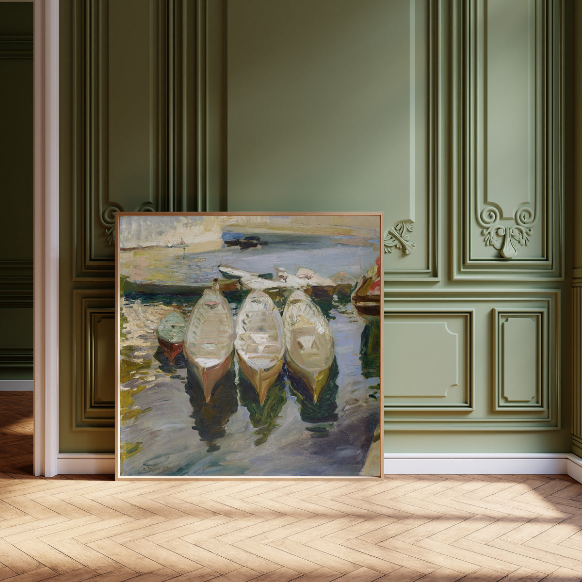 Joaquín Sorolla — The Basque Port of Guetaria | Fine Art Print