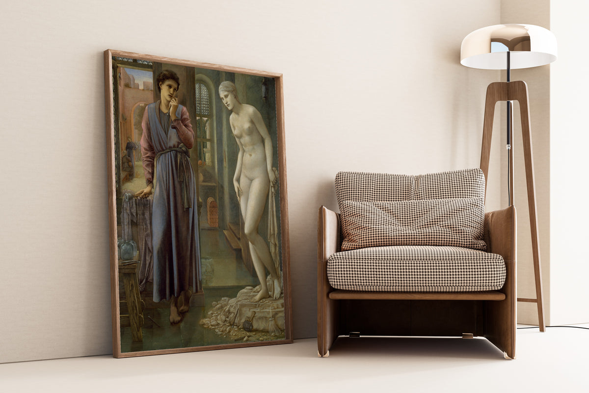 Edward Burne-Jones — Pygmalion and the Image - The Hand Refrains | Pre-Raphaelite Art Print