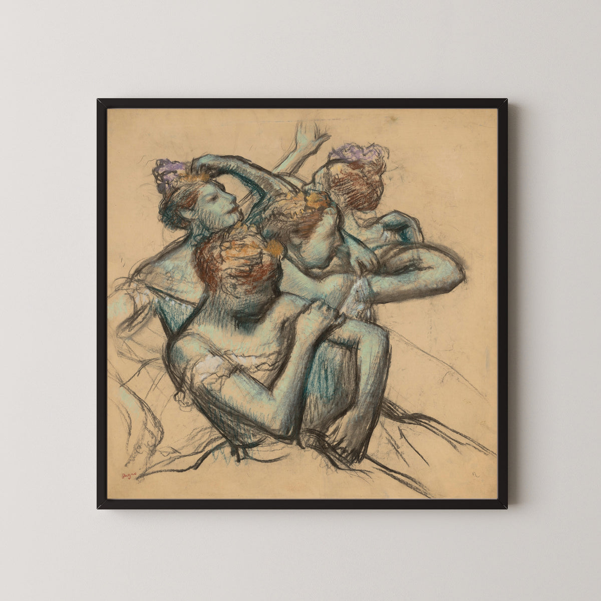 Edgar Degas — Quatre danseuses à mi-corps | Fine Art Print