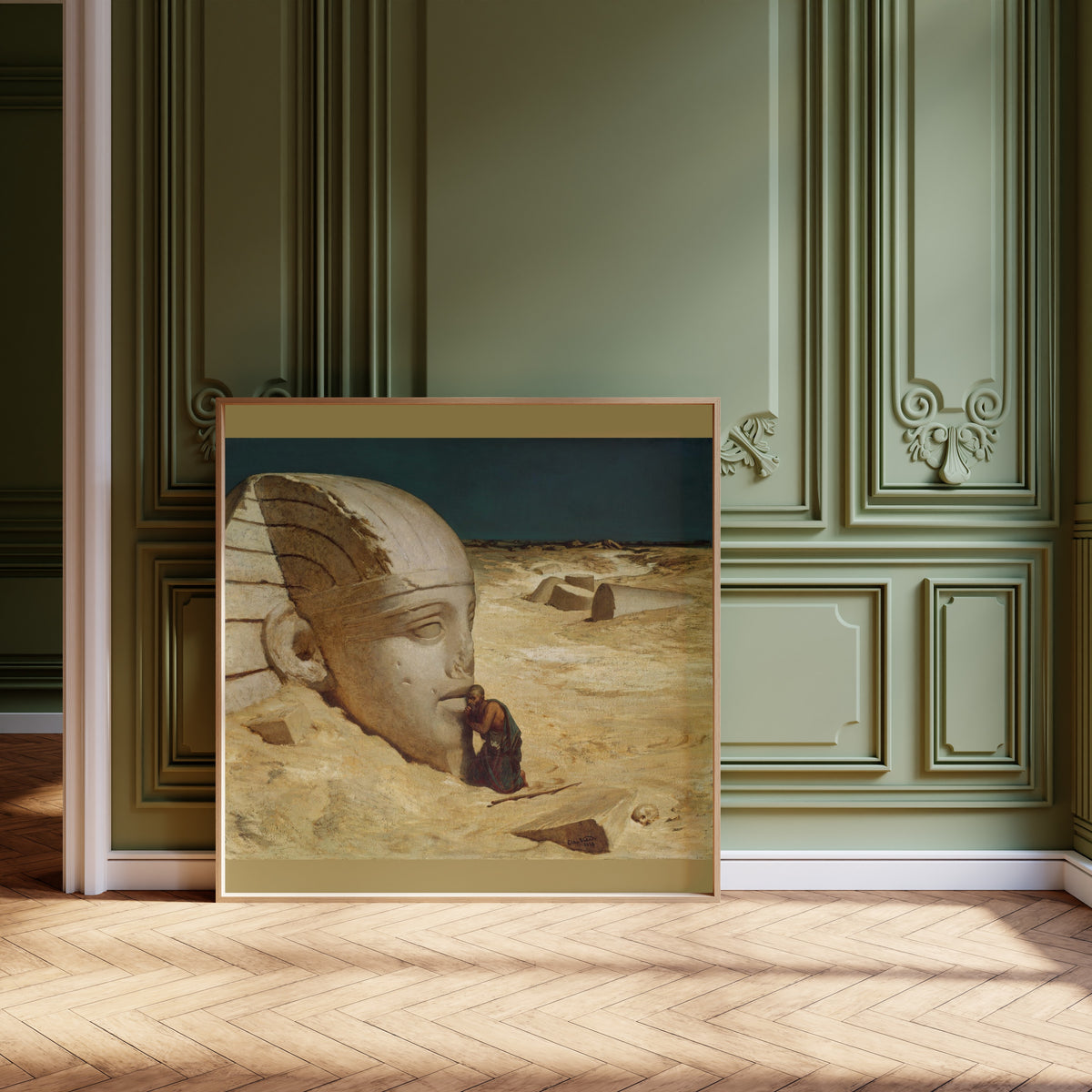 Elihu Vedder — The Questioner of the Sphinx | Symbolist Art Print