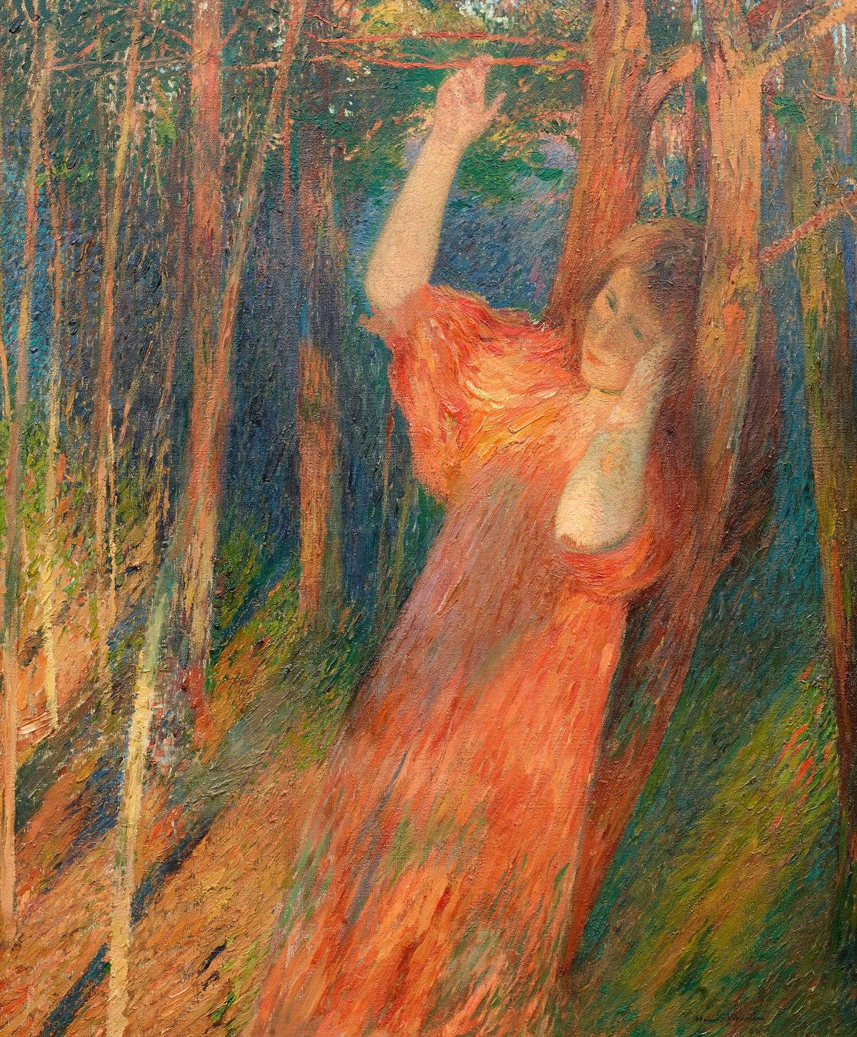 Henri Martin — Rêverie automnale | Symbolist Art Print