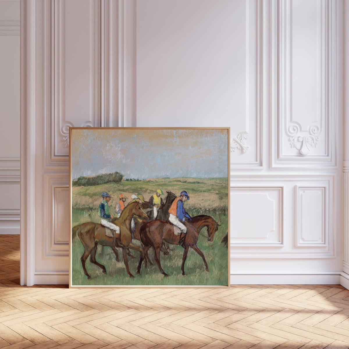Edgar Degas — Races (Five Jockeys) | Fine Art Print
