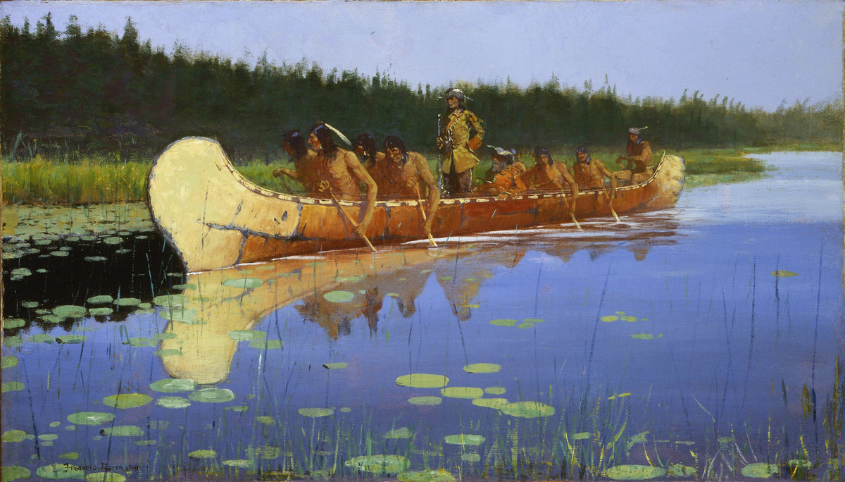 Frederic Remington — Radisson and Groseilliers | Western Art Print