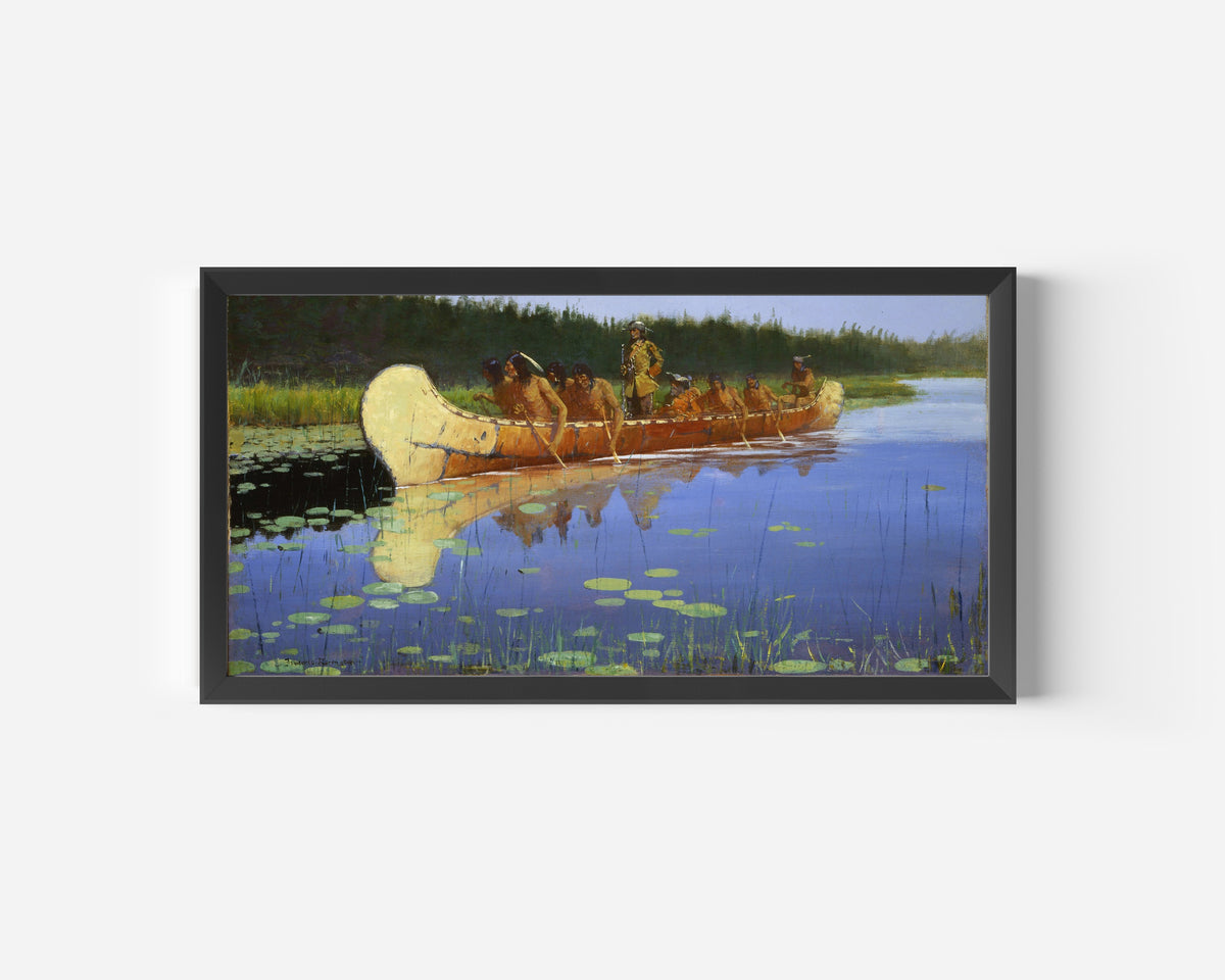 Frederic Remington — Radisson and Groseilliers | Western Art Print