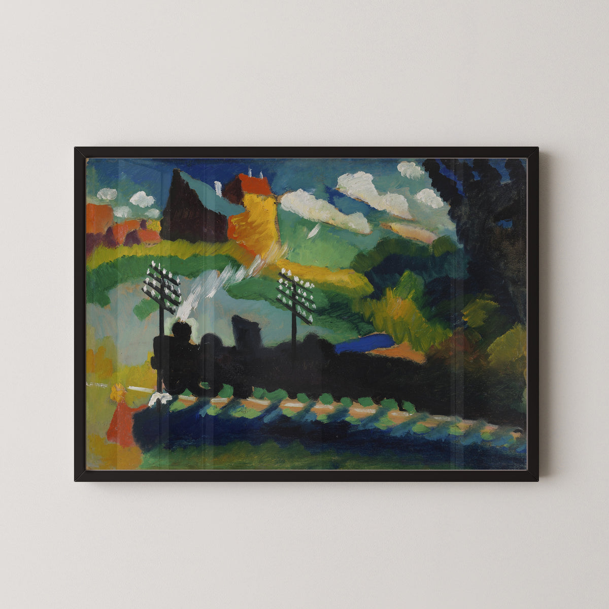 Wassily Kandinsky — Railway near Murnau | Expressionist Fine Art Print