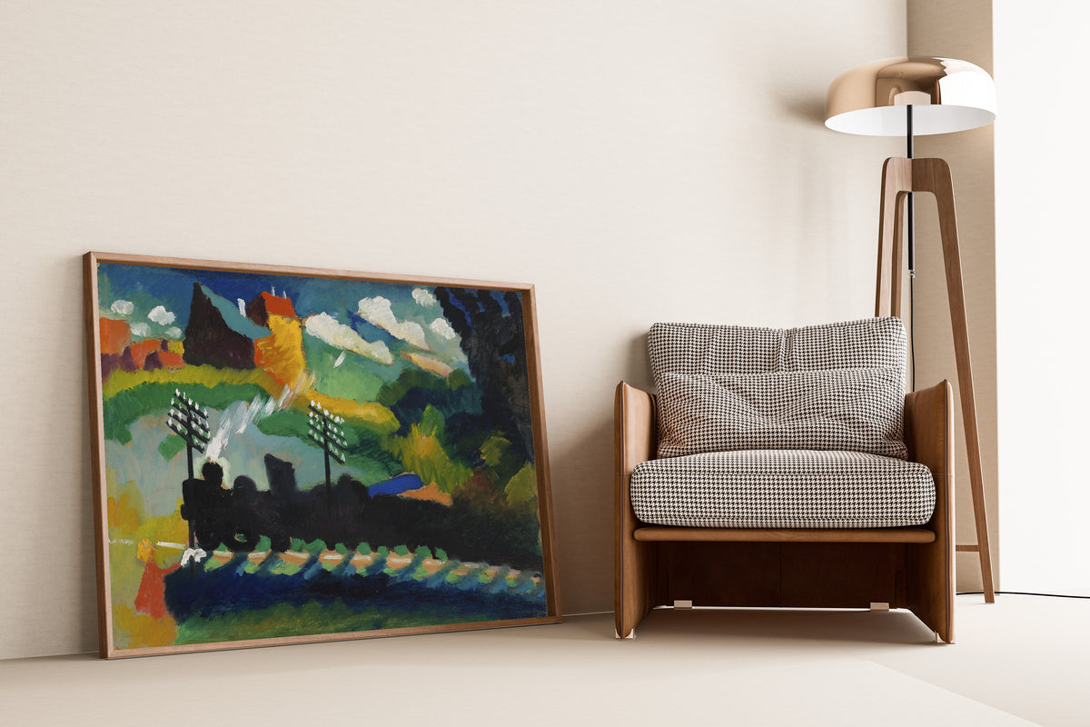 Wassily Kandinsky — Railway near Murnau | Expressionist Fine Art Print