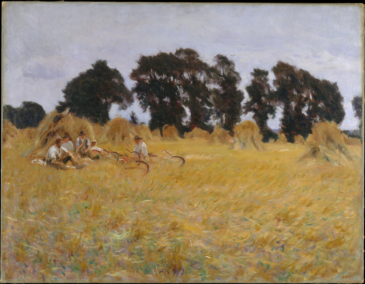 John Singer Sargent — Reapers Resting in a Wheat Field | Fine Art Print