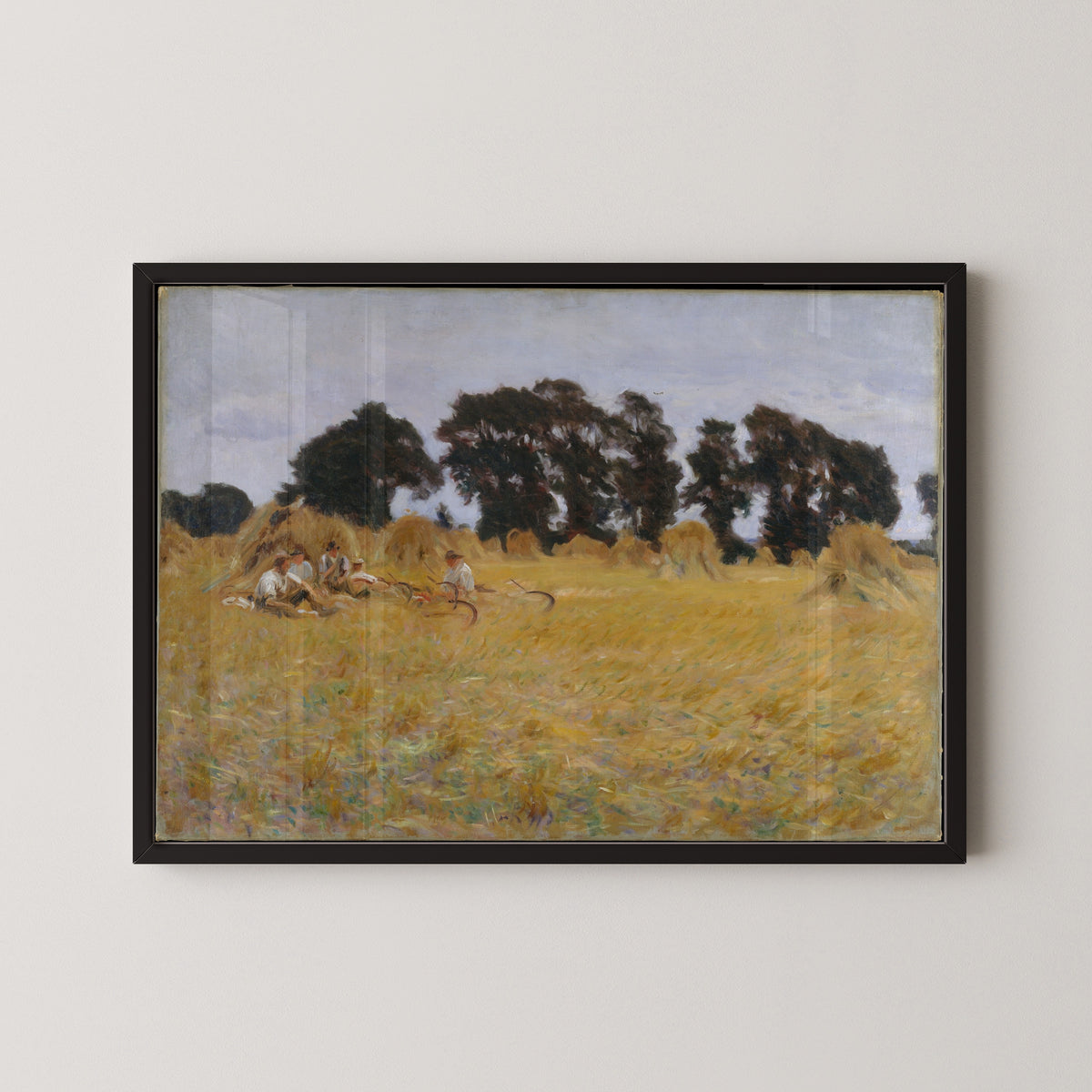 John Singer Sargent — Reapers Resting in a Wheat Field | Fine Art Print