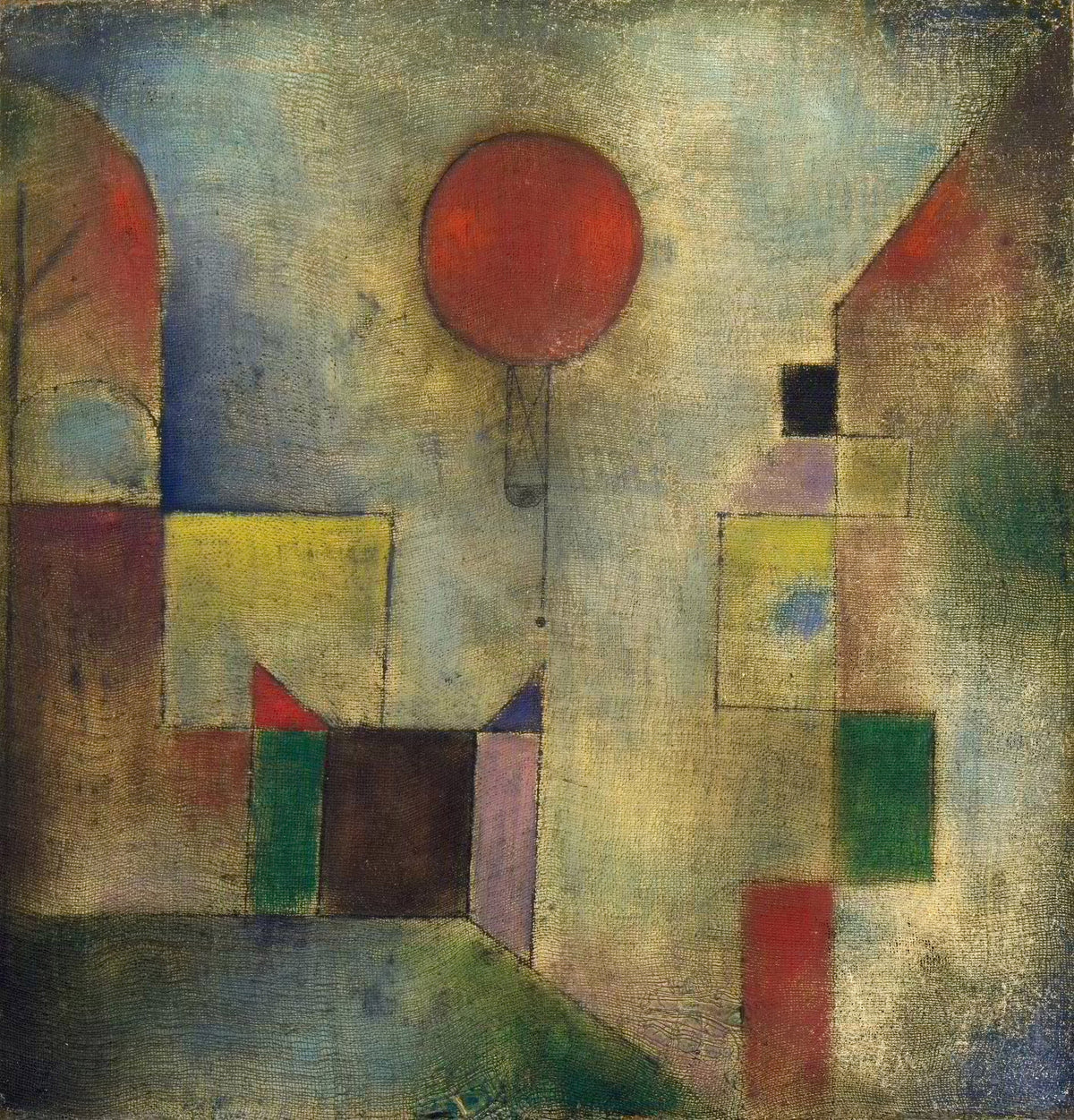 Paul Klee — Red Balloon | Bauhaus Fine Art Print