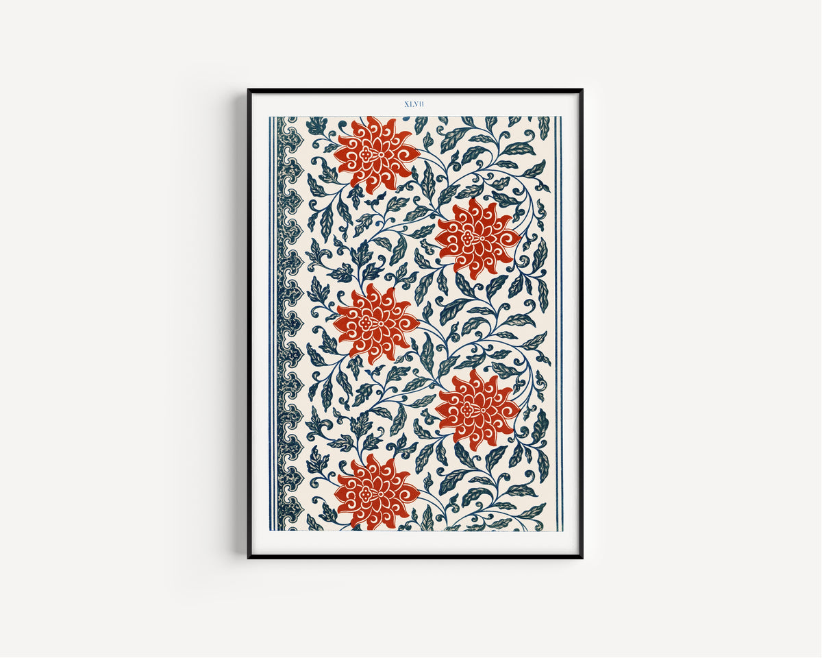 Owen Jones — Examples of Chinese Ornament, Plate 47 | Ornament Plate Print