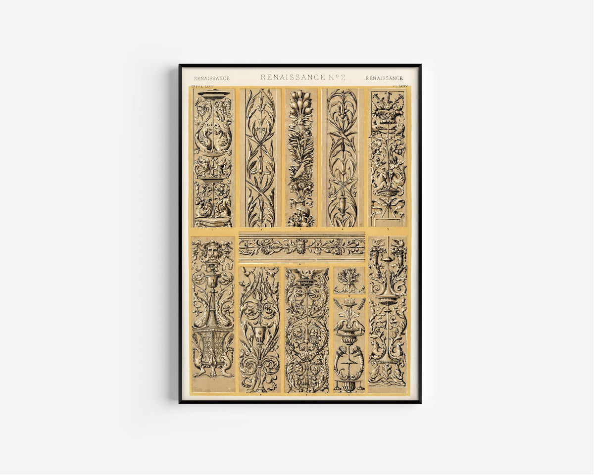 Owen Jones — Renaissance No. 2 | Grammar of Ornament Design Print