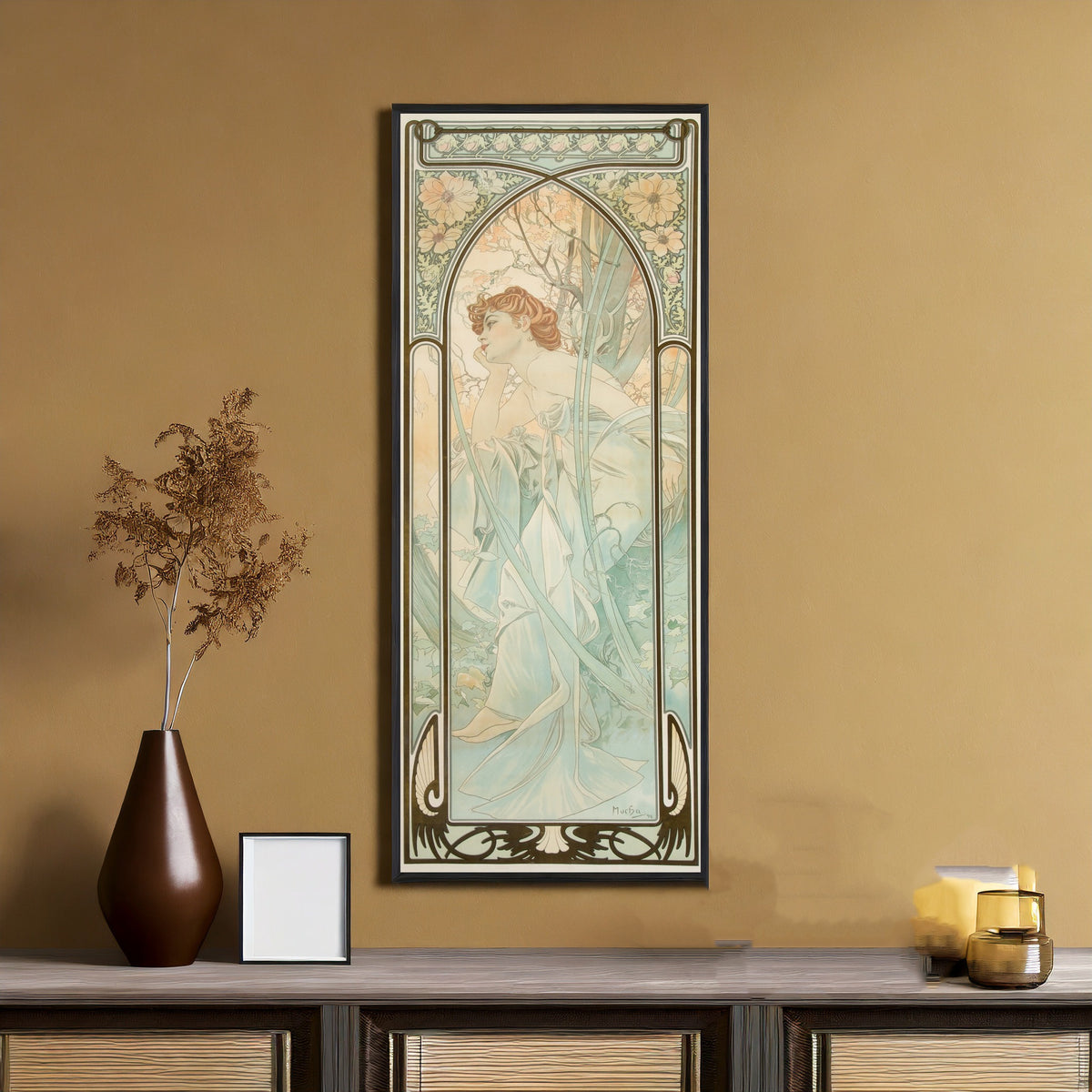 Alphonse Mucha — Rêverie du soir | Art Nouveau Print