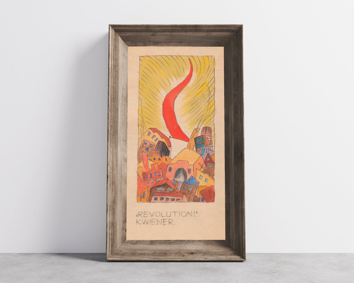 Karl Wiener — Revolution! | Expressionist Art Print