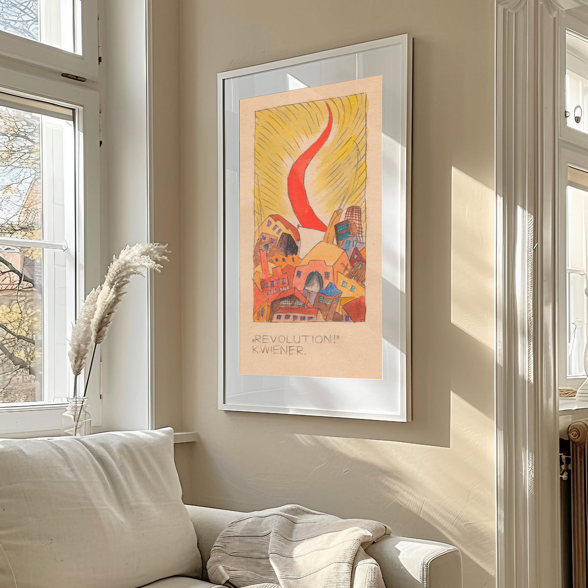 Karl Wiener — Revolution! | Expressionist Art Print