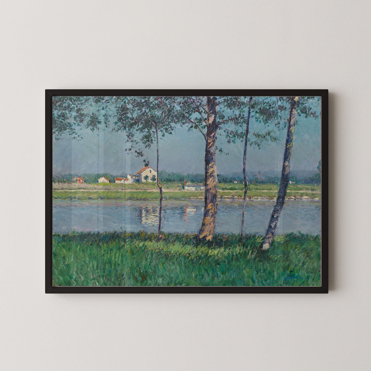 Gustave Caillebotte — Rive de la Seine au Petit-Gennevilliers | Fine Art Print