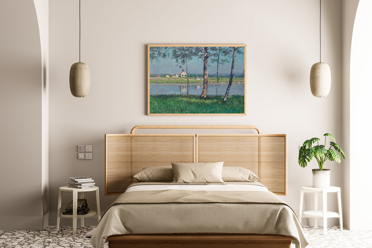 Gustave Caillebotte — Rive de la Seine au Petit-Gennevilliers | Fine Art Print