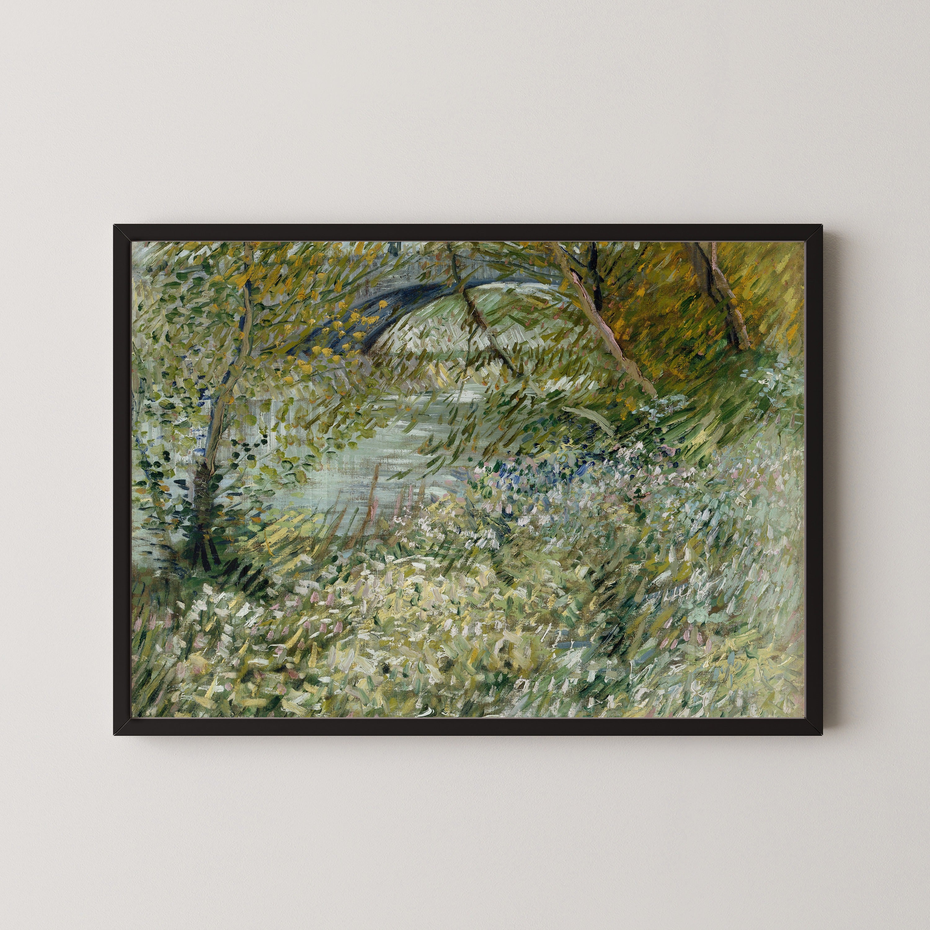 Vincent van Gogh — River Bank in Springtime | Fine Art Print