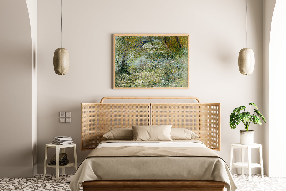 Vincent van Gogh — River Bank in Springtime | Fine Art Print