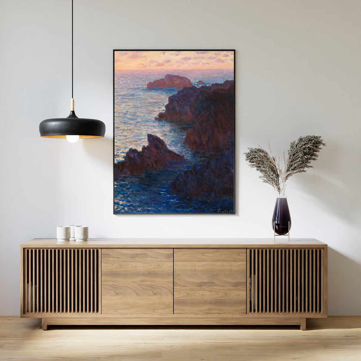 Claude Monet — Rock at Belle-Île, Port-Domois | Fine Art Print