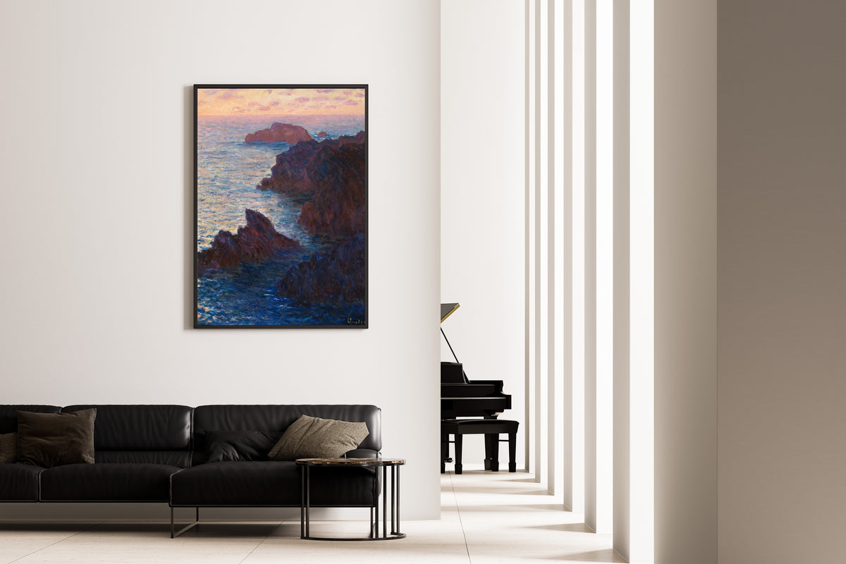 Claude Monet — Rock at Belle-Île, Port-Domois | Fine Art Print