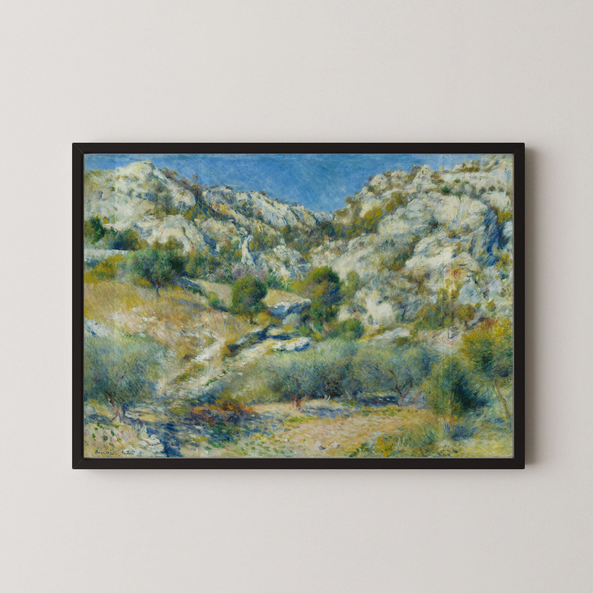 Pierre-Auguste Renoir — Rocky Crags at L’Estaque | Fine Art Print