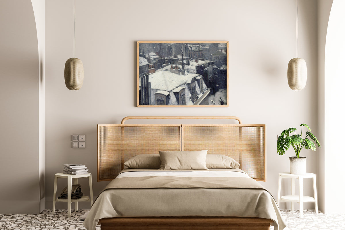 Gustave Caillebotte — Rooftops in the Snow (Snow Effect) | Fine Art Print