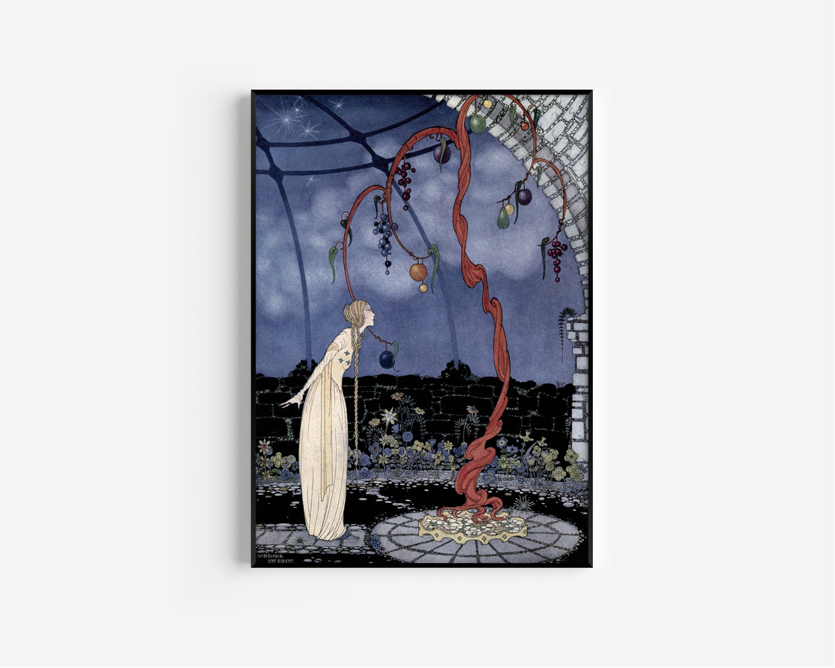 Virginia Frances Sterrett — Rosalie saw before her eyes a tree of marvellous beauty | Fairy Tale Illustration Print