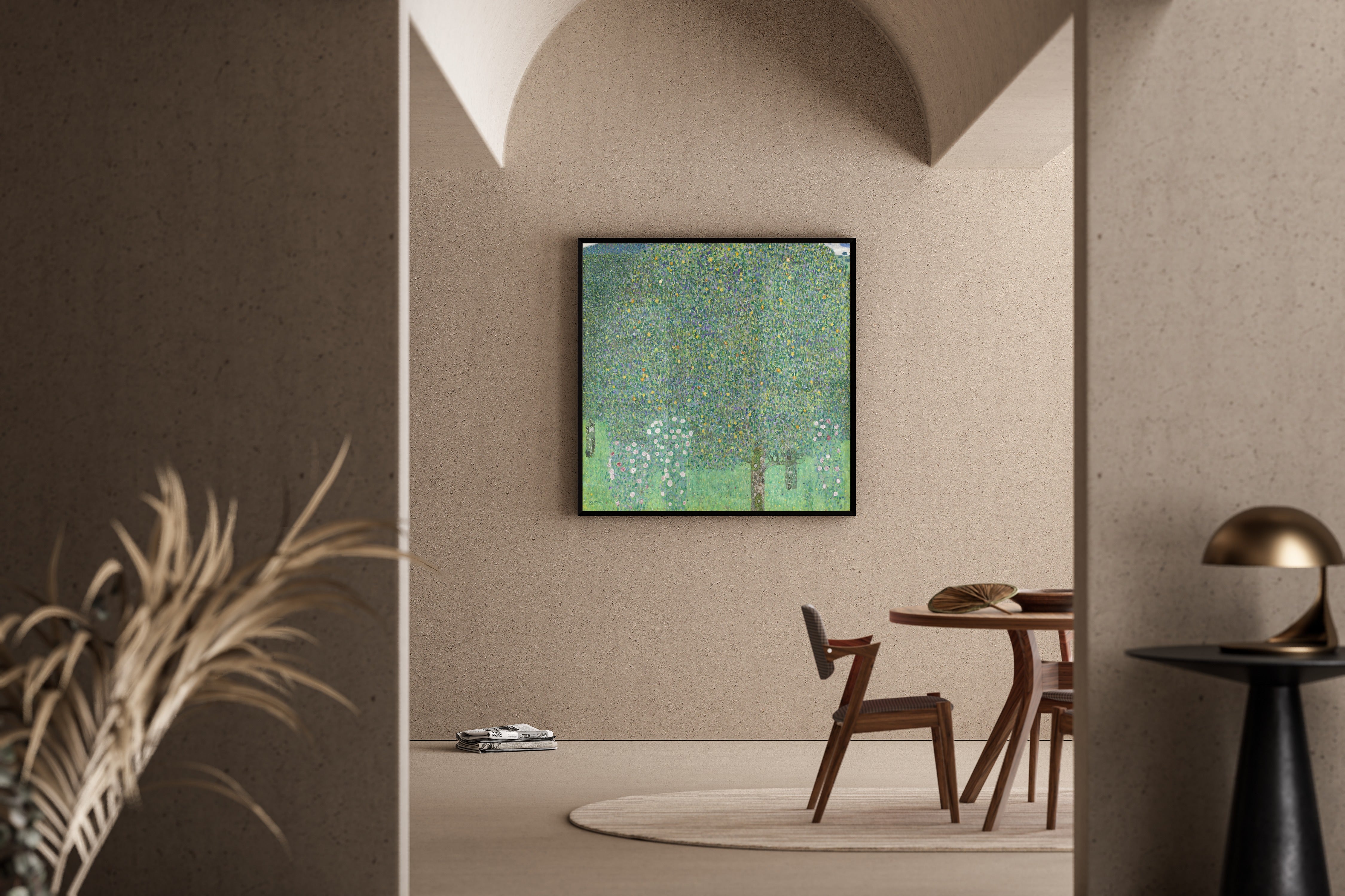Gustav Klimt — Rosebushes under the Trees | Fine Art Print
