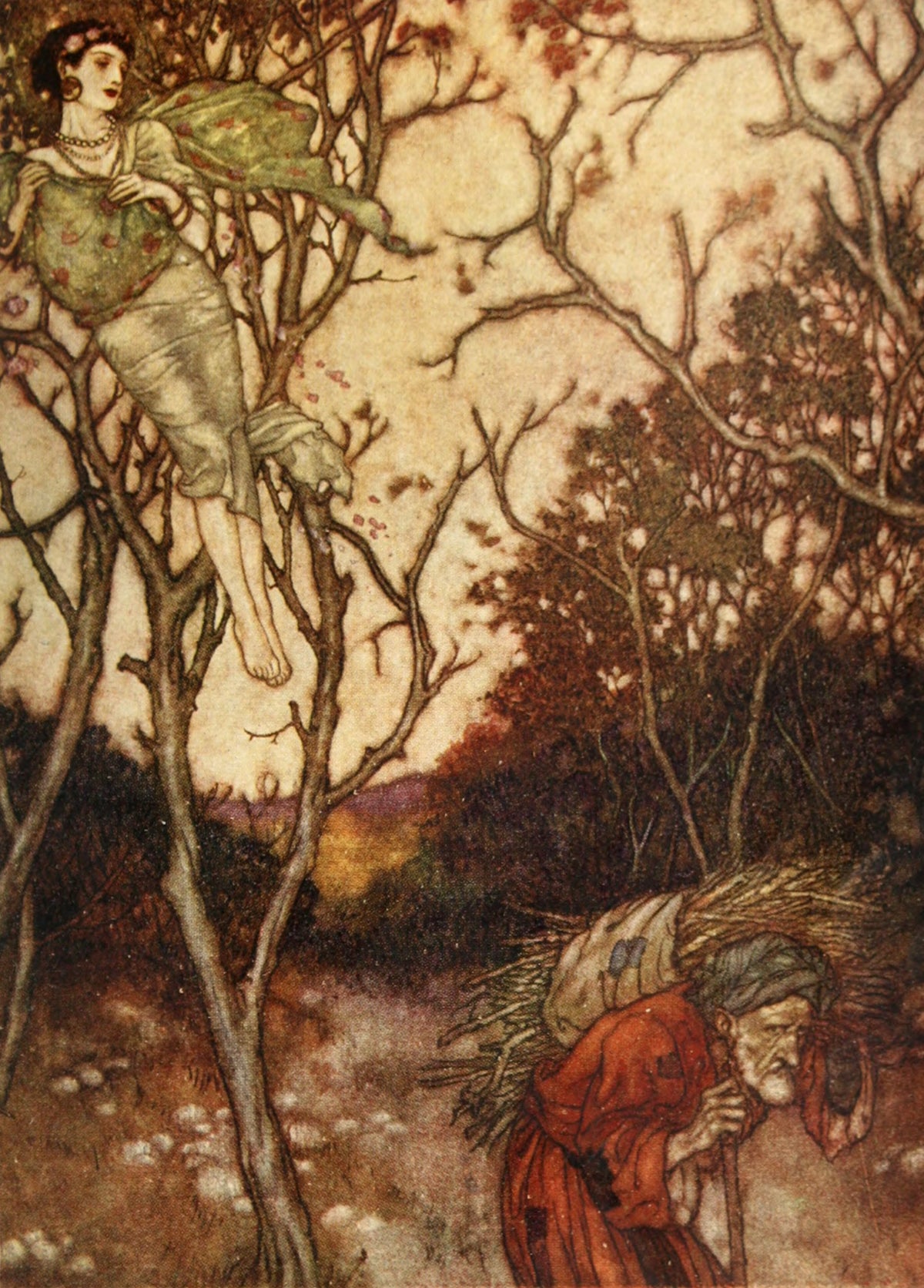Edmund Dulac — Rubáiyát of Omar Khayyám: The 104th Quatrain | Book Illustration Print