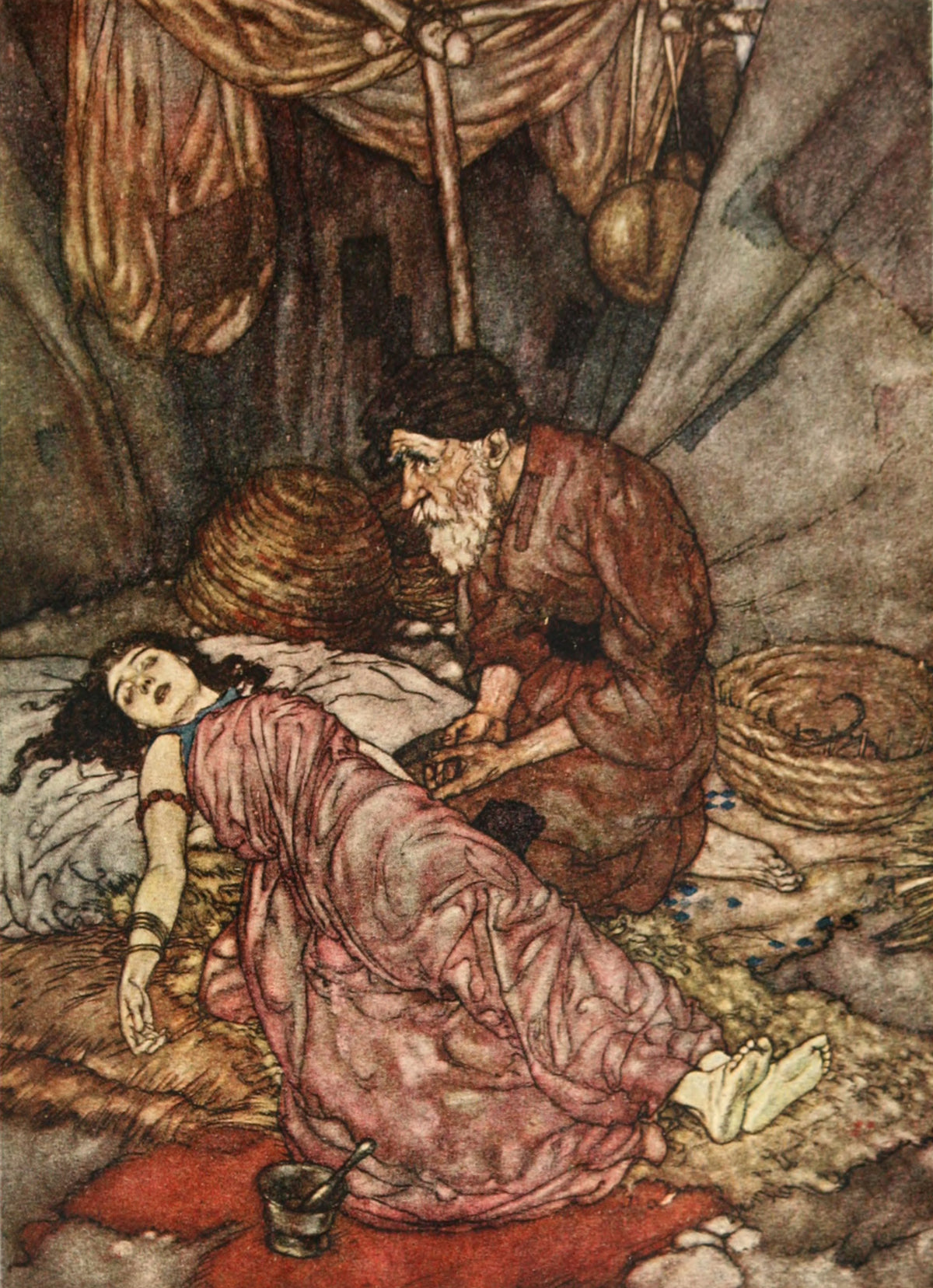 Edmund Dulac — Rubáiyát of Omar Khayyám: The 88th Quatrain | Literary Illustration Print