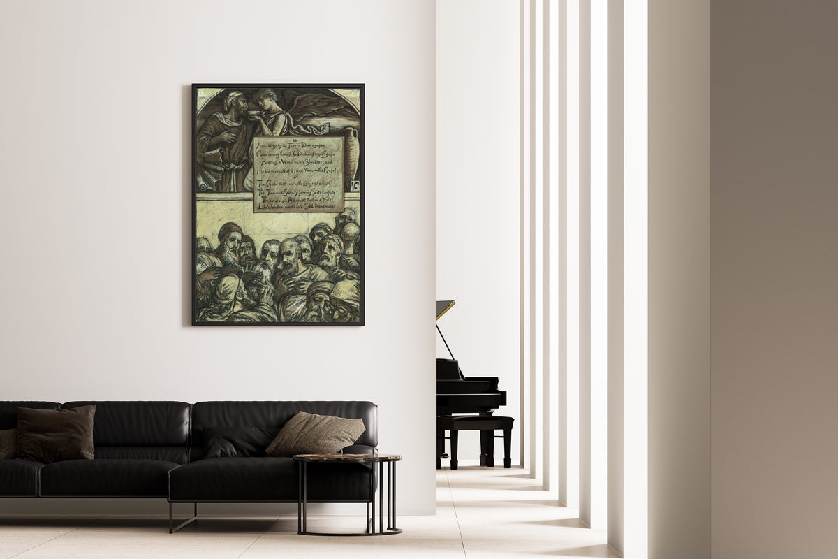 Elihu Vedder — Rubáiyát of Omar Khayyám: The Jarring Sects | Illustration Art Print