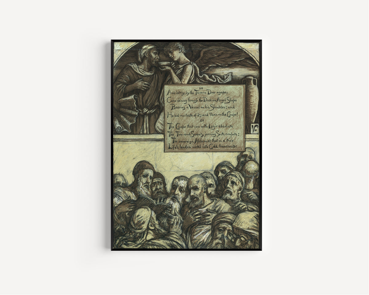 Elihu Vedder — Rubáiyát of Omar Khayyám: The Jarring Sects | Illustration Art Print